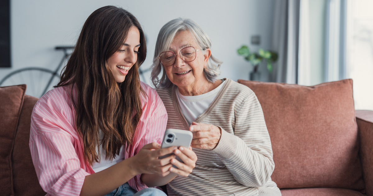 daughter with mother discussing retirement strategies